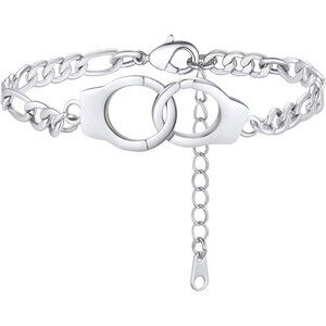 Stainless Steel Gold Plated Ankle Bracelet with Infinity Custom Name